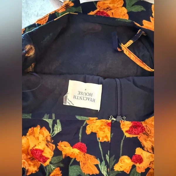 NWT Hyacinth House Margot Floral One Shoulder Maxi Dress S Marigold - Image 7
