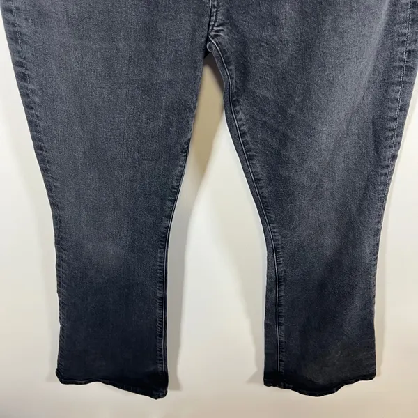 Citizens of Humanity Emmanuelle Slim Bootcut Jeans Faded‎ Black Size 28 Boho - Image 3