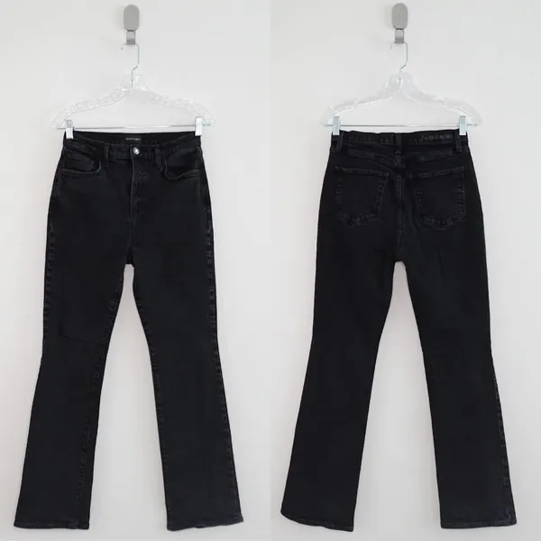 Favorite Daughter 'The Valentina' Black High Rise Bootcut Jeans Size US 6/S - Image 2