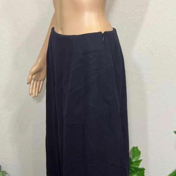 Pendleton Vintage Wool Elegant Black Maxi Skirt - Image 6