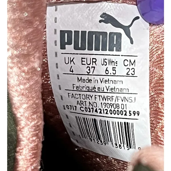 Puma Shoes Womens 6.5 Nubuck Naturals Fierce Core‎ Slip On Comfort Sneakers NWOT - Image 13