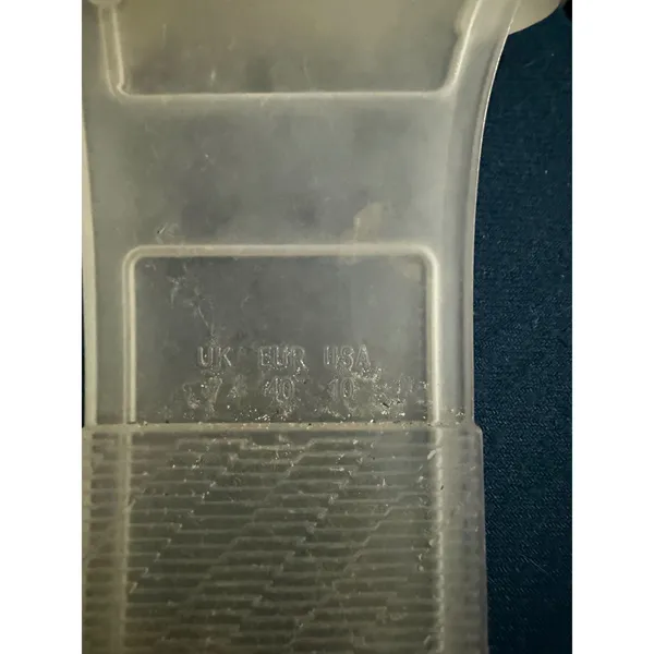 Steve Madden Clear Jelly Slide Sandals Square Toe Crisscross Straps Size 10 - Image 5