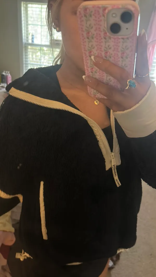 Free People Movement Fleece Jacket Pullover - Image 5