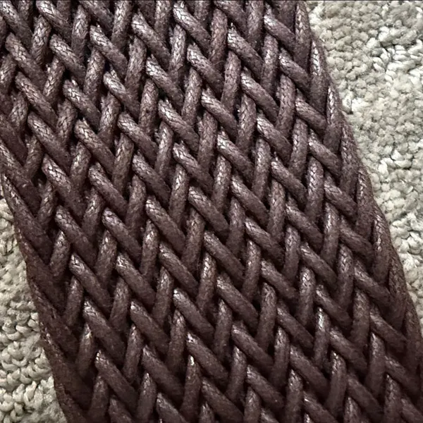 Vegan Leather Waist Belt Brown - Image 5