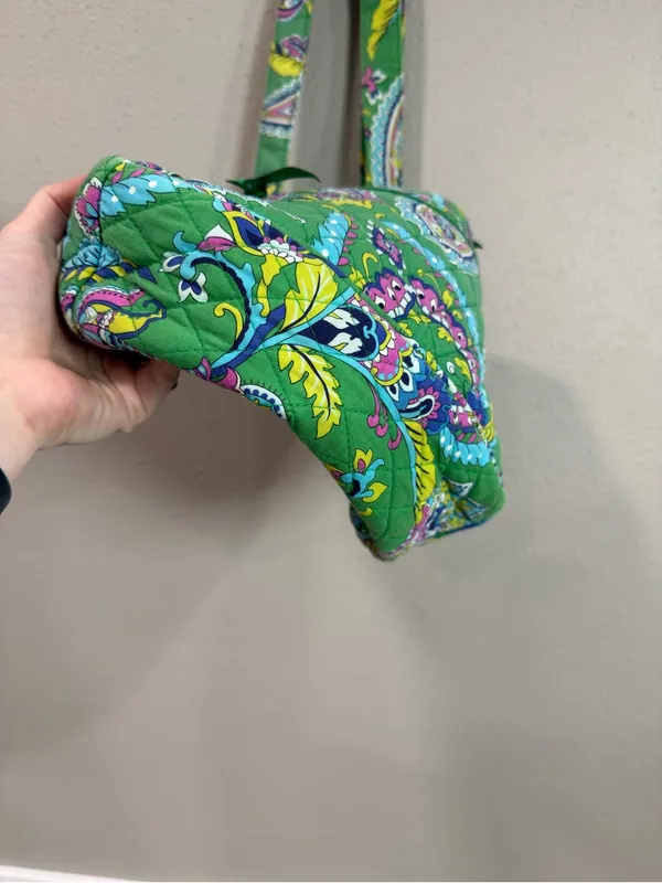Vera Bradely Emerald Pasiley Bag - Image 7