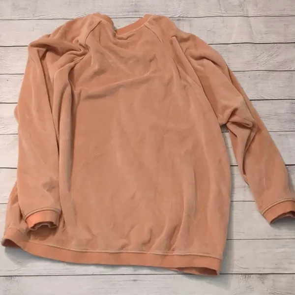 soft peach color sweatshirt size small - Image 3