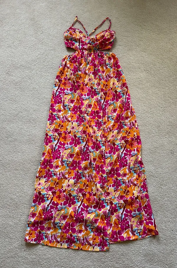Shein Maxi Dress Floral Print - Image 3