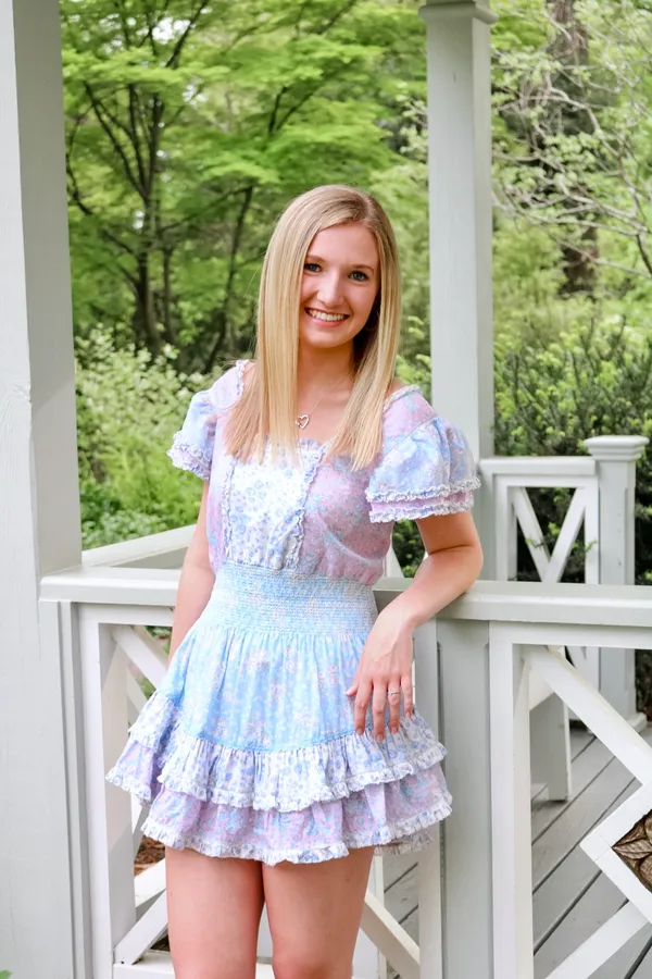 Love Shack Fancy Mini Dress Floral - Image 3