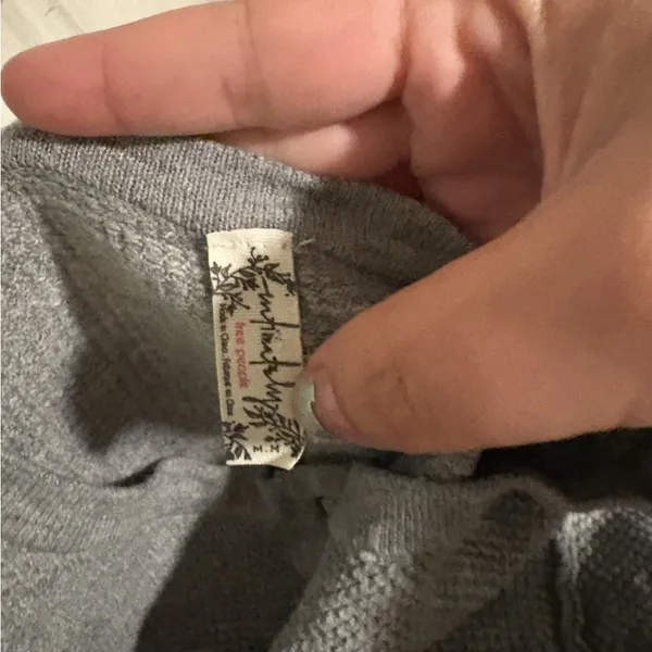 Free People Gray Long Sleeve - Image 2