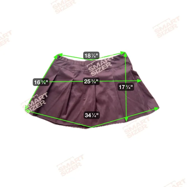 Wild Fable Women's Brown Pleated Mini Skirt Size XL - Image 4