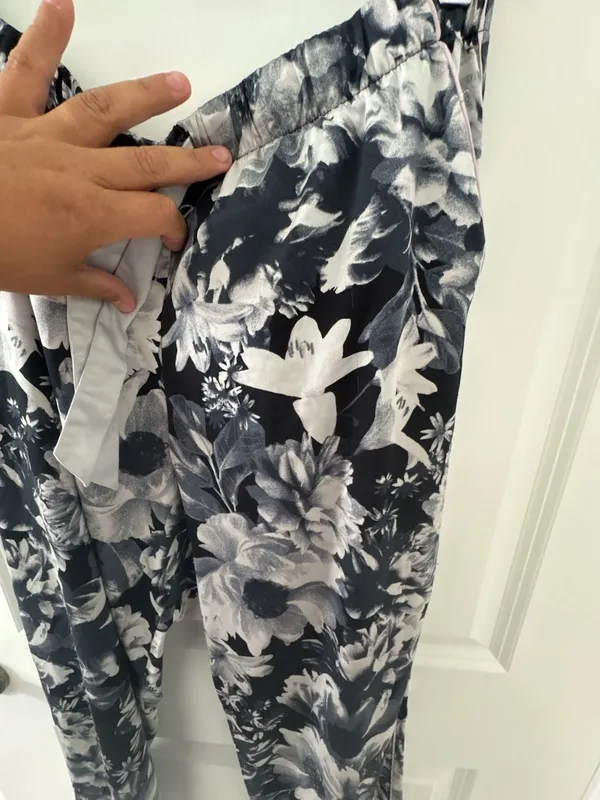 Victoria's Secret Satin Floral Drawstring Pajama Pant - Image 3