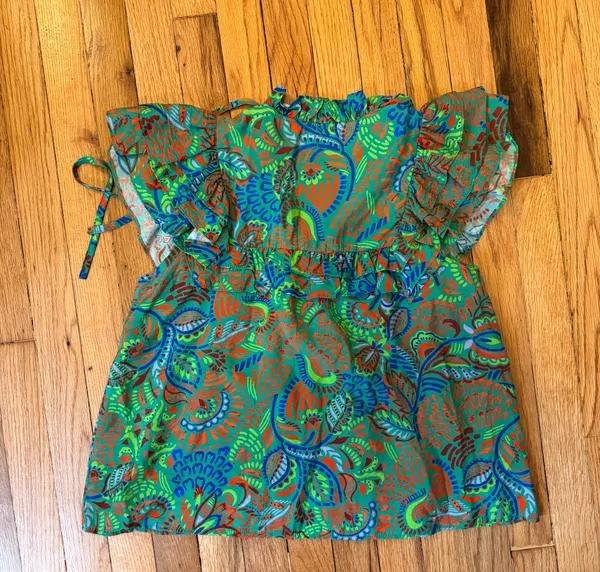 Meet Me In Santorini Boutique Flower Top - Image 2