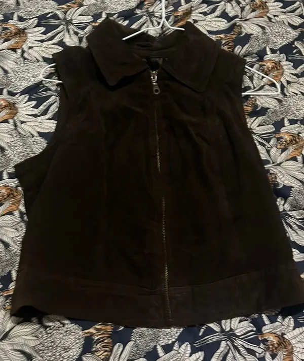 Vintage Two Piece Set Brown Size L - Image 2
