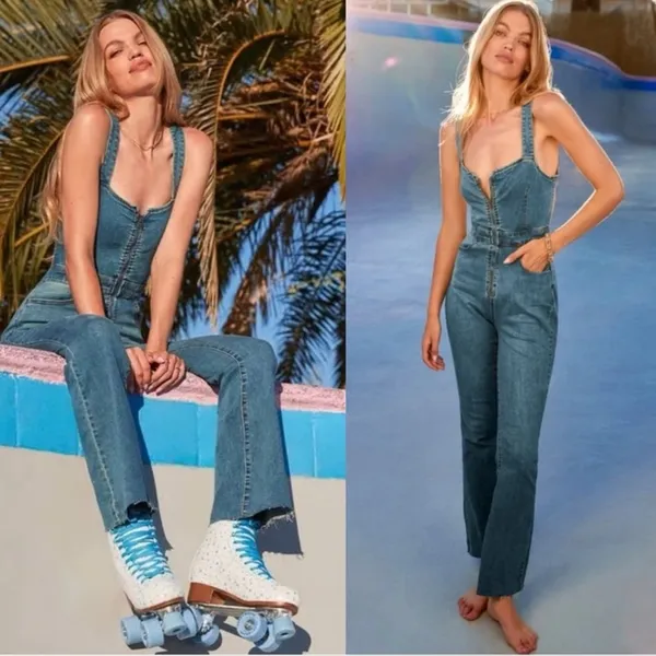 Free People Curvy 2nd Ave One Piece Jumpsuit 6 - Image 3
