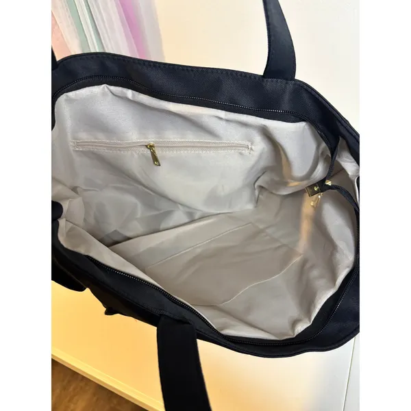 Sweeford NEW Black Everyday Multi-Pocket Casual Water-Resistant Purse Tote Bag - Image 4