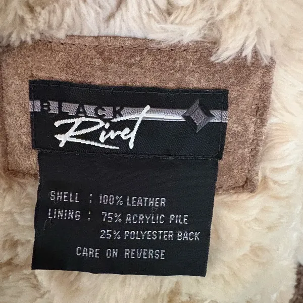 Women’s Brown Shearling Suede Jacket - Image 3