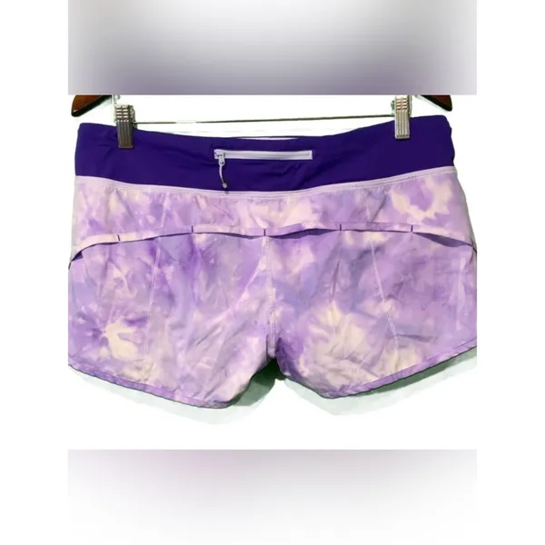 Lululemon Run: Speed Short Purple Tie Dye size 8 - Image 10