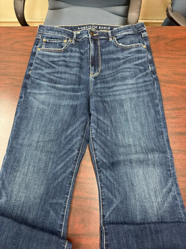 American Eagle Next Level Stretch Super Hi-Rise Flare Jeans Size 14 - Image 2