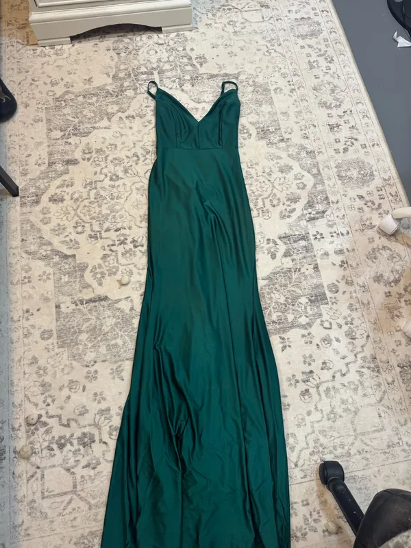 Amoris maxi dress open back Green Size M - Image 5
