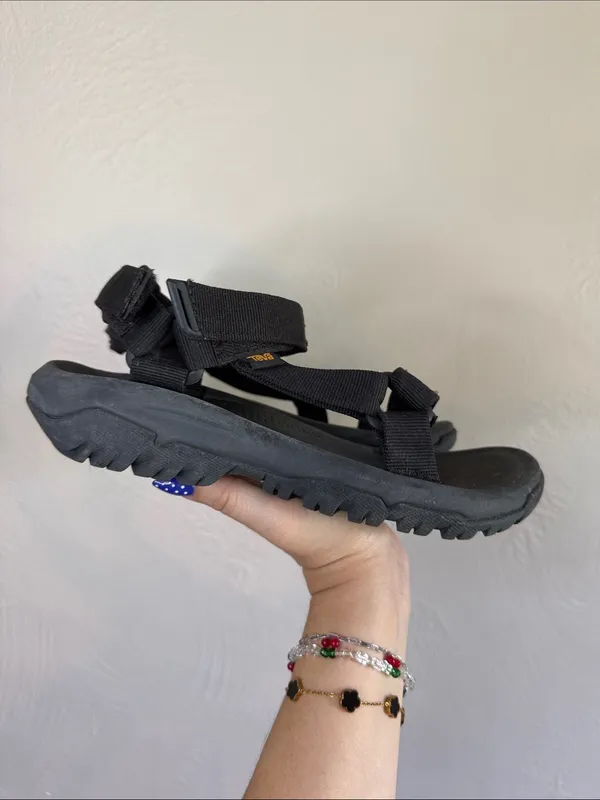 Teva Black Sport Sandals Adjustable Straps Women’s Size 6 - Image 3