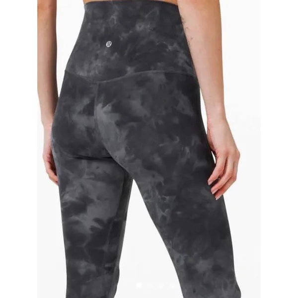Lululemon Align High Rise Pant 25 Diamond Dye Graphite Grey Bronze Green 18 PLUS - Image 4