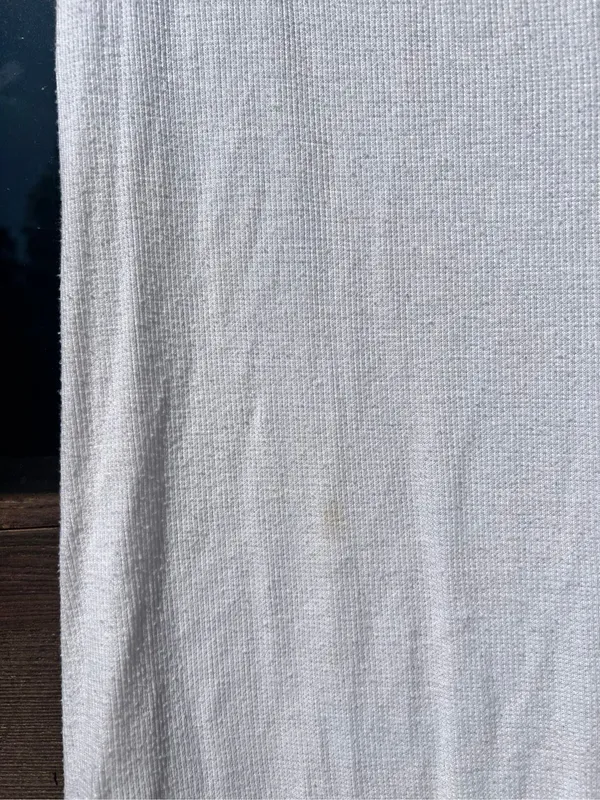 Vintage Ribbed White Tank Dress Back Zipper Y2K/2000s Poof! - Image 5