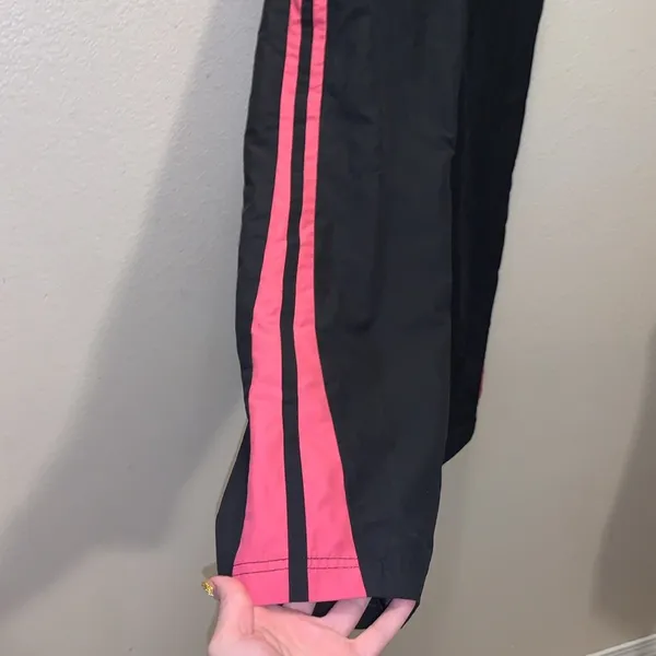 Tek Gear black pink side stripes mesh lined athletic pants - Image 5