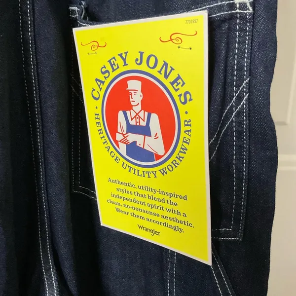 Wrangler‎ Casey Jones Utility Workwear Overalls Size Small - Image 4