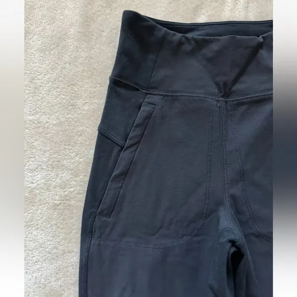Athleta Womens High Rise‎ Black Leggings Size 0 - Image 3