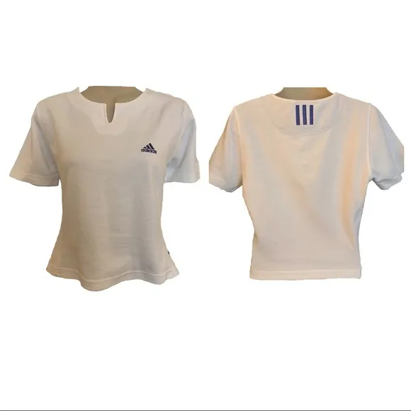 White Climalite Short Sleeve Tennis Tee Size Medium - Image 2