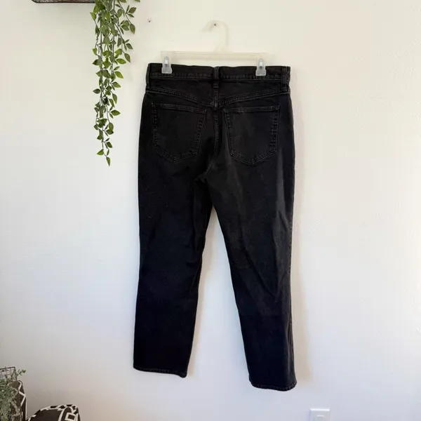 J. Crew Classic Straight Jean in Washed Black Sz 28 - Image 3