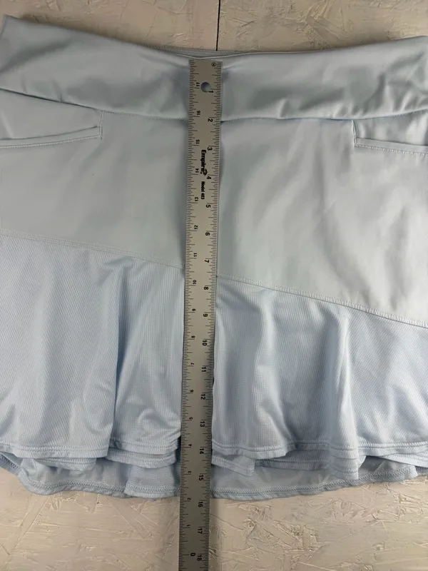 Adidas Light Blue Golf Tennis Skort Built In Shorts Athletic Medium‎ - Image 6