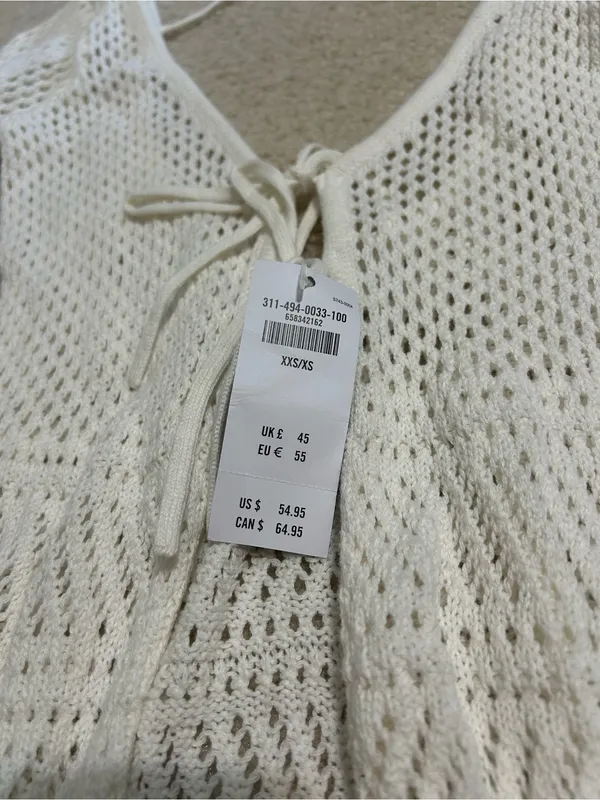 Hollister Crochet Tie-Front Cover-Up - Image 3