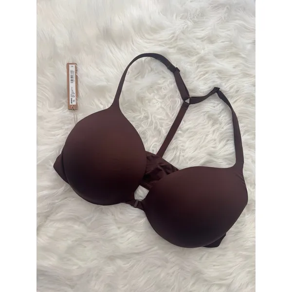 Skims Ultimate Front Close Pushup Bra Cocoa Size 36C - Image 3