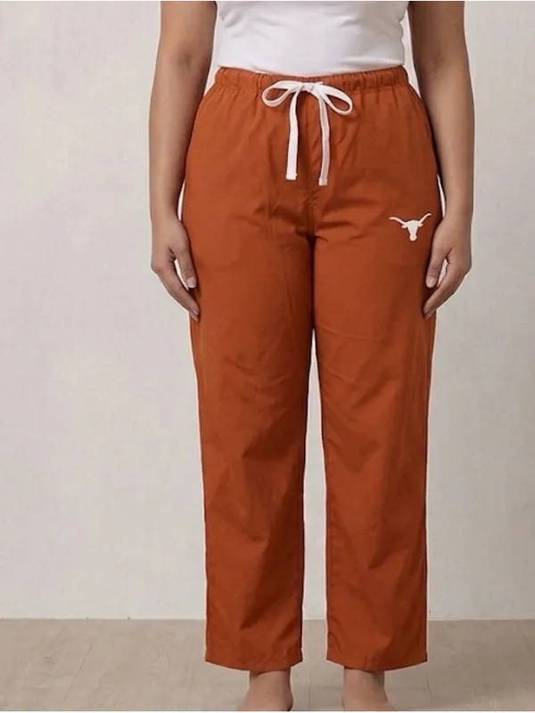 GelScrubs Texas Longhorns women’s Size XL Burnt Orange Scrub Pants(A669) - Image 2