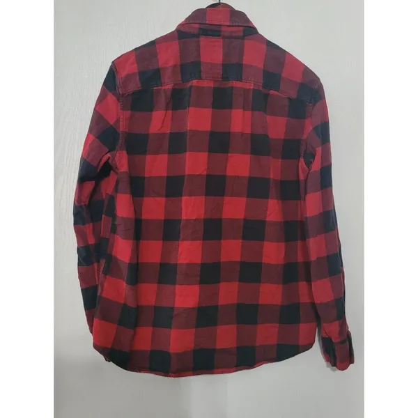 American Eagle Buffalo Plaid Women's Size Medium - Image 2