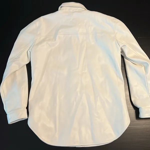Chelsea Deboer‎ by Lily & Lottie White Faux Leather Jacket - Image 2