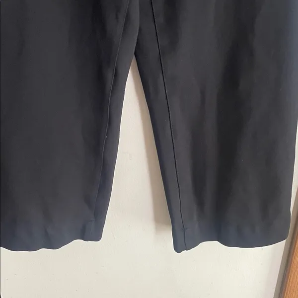 Quince Ultra-Stretch Ponte Cropped Wide Leg Pants - Image 6