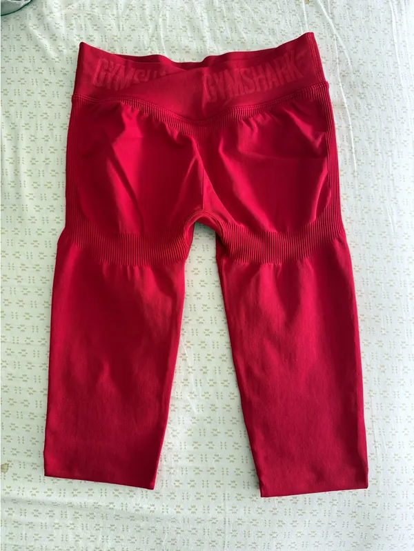 Gymshark Flex V4 Leggings - Carmine Red - Image 4