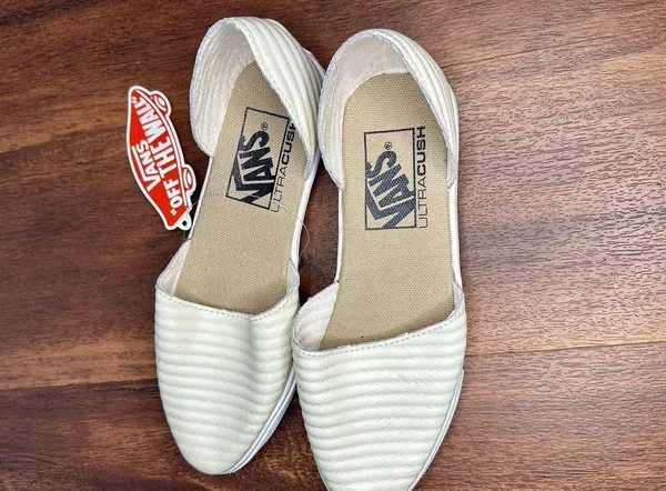 Vans Slip-On Skimmer Birch Moto Leather Size 5 NWT!!! - Image 2
