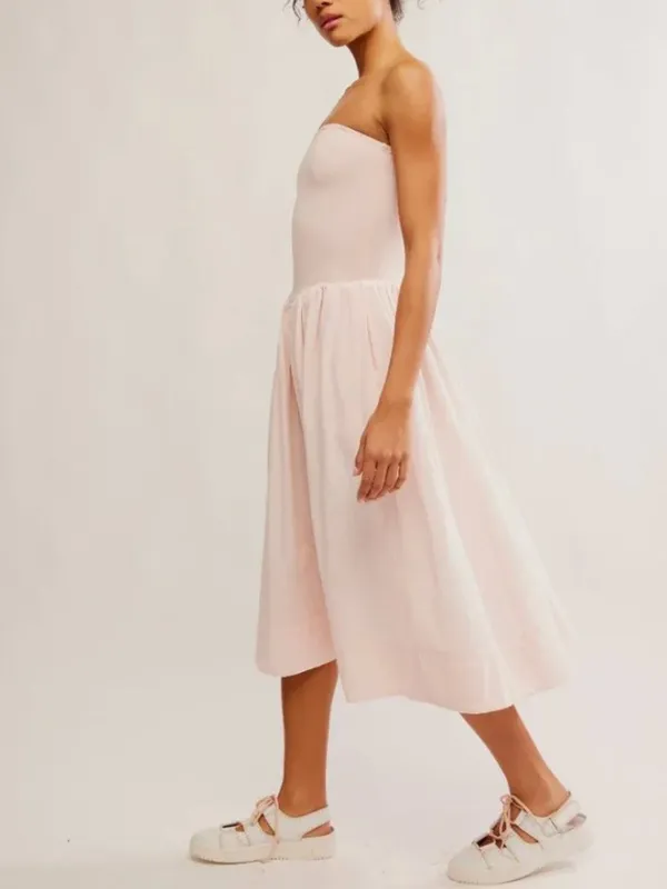 FREE PEOPLE NWT Onda Tube Midi / Pink Nectar - Image 6