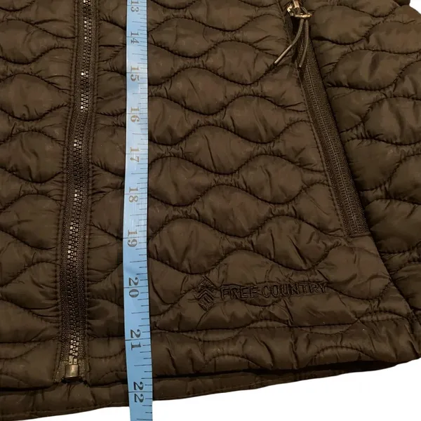 ​Free Country Black Onion Quilted Puffer Vest Gorpcore Minimalist S‎ - Image 4