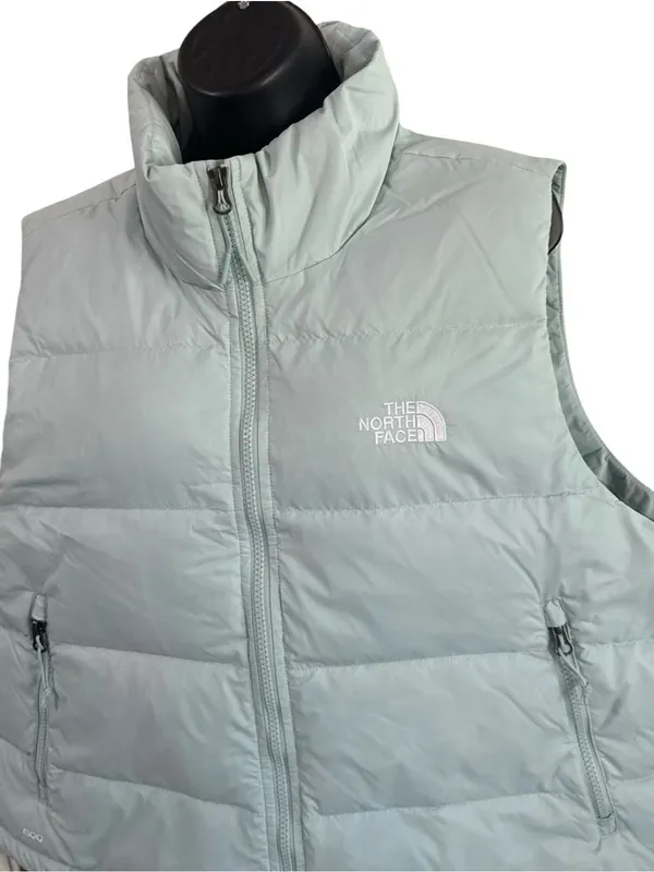 The North Face Women’s 600 Down Vest Mint Green Size XL Great Condition - Image 5