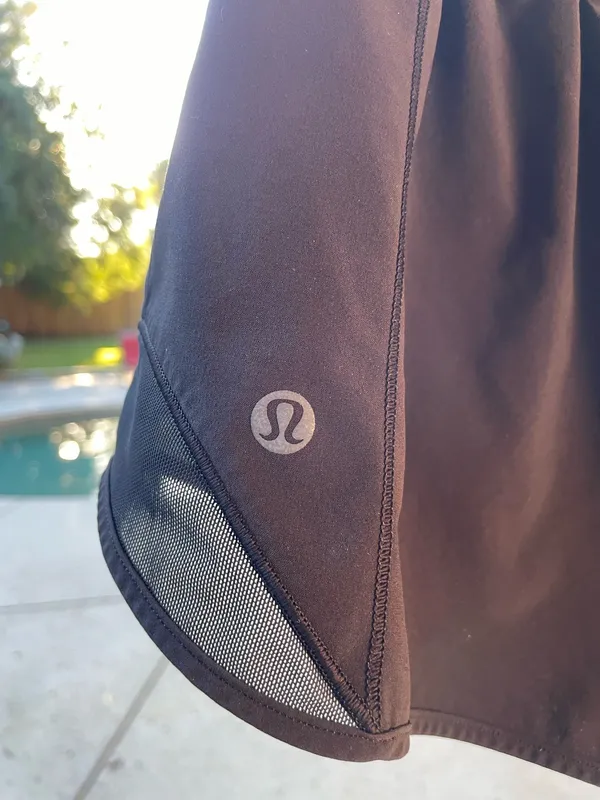 Black Lululemon Hotty Shorts 2.5" - Image 3