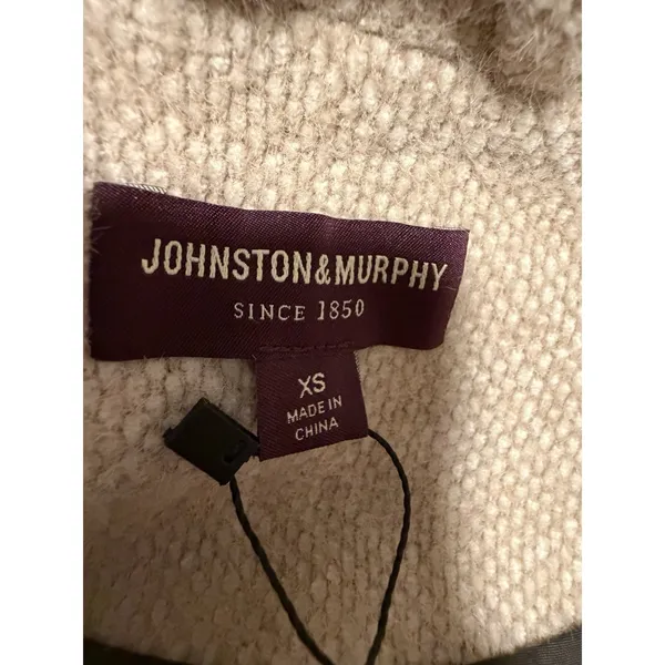 Johnston & Murphy Eyelash‎ Coat Jacket $179 Camel Textured Cozy Academia City - Image 4