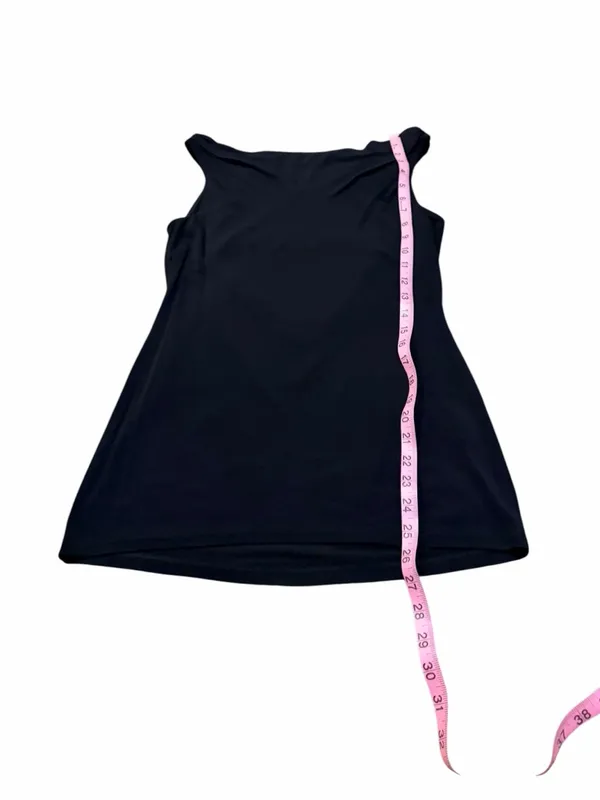 ALICE + OLIVIA sheer black tank with beaded details on back - Image 3