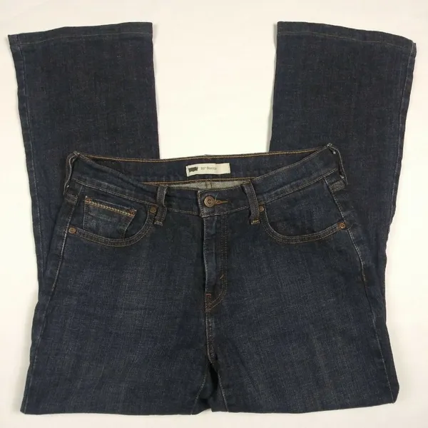 Levi’s 515 Bootcut Jeans Women’s Size 8M Dark Wash Stretch Denim Classic Fit - Image 7