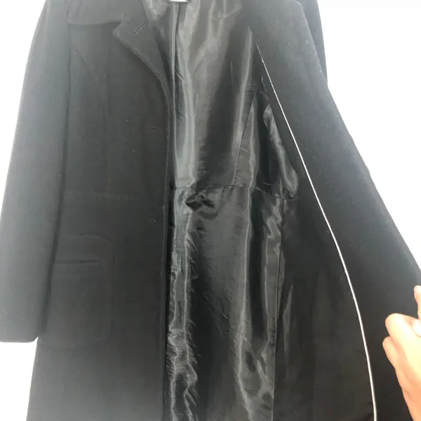 Braetan Womens Long Old Money Wool Pea Coat Large Formal Professional Outdoors - Image 7