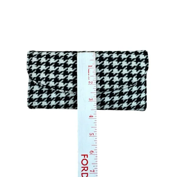 The Metropolitan Wallet Houndstooth Tri-Fold Organizer Black White‎ NWT 7.5x3.5 - Image 6