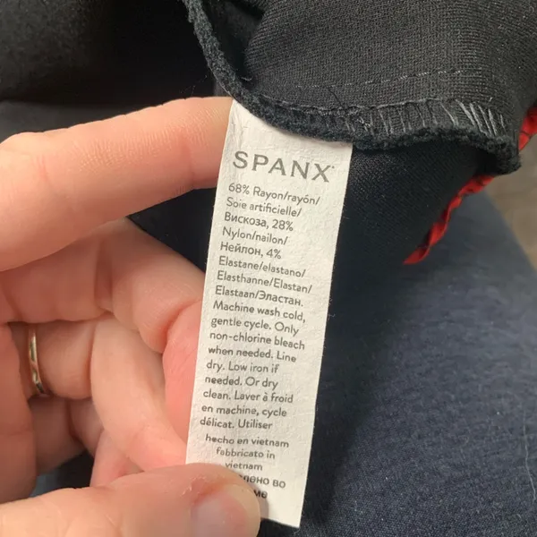 SPANX Black The Pefect Dress Fit and Flare Mini Dress S - Image 5